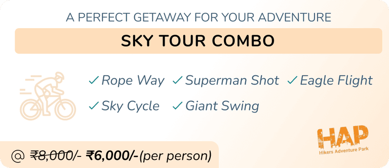 Hikers adventure park (HAP) combo